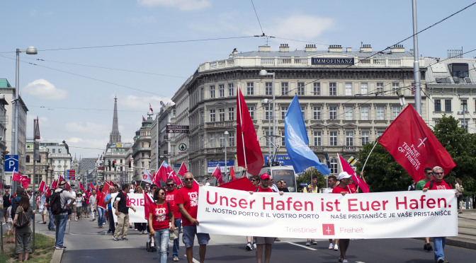 Freistaat und Freihafen TRIEST, Österreich und Internationale Gemeinschaft: UNSER HAFEN IST EUER HAFEN!