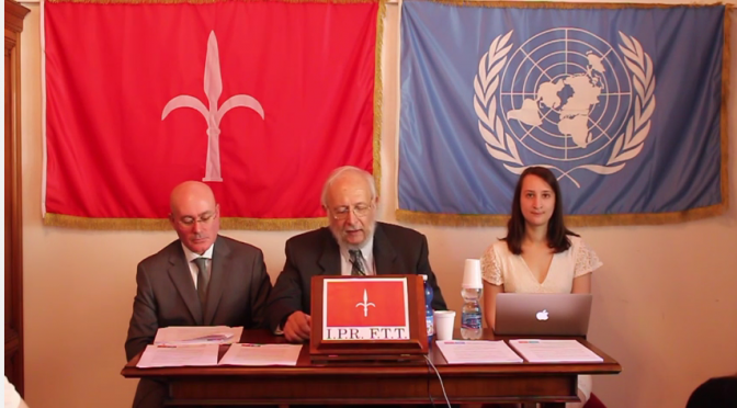 PRESS CONFERERENCE HELD ON JUNE 8th IN TRIESTE Statement about the legal action of the I.P.R. F.T.T. against illegal taxation imposed by the administering Italian Government and its Fiscal Agencies